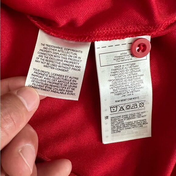 Adidas Texas Tech Patrick Mahomes Red Baseball Jersey Red Raiders - Picture 7 of 7